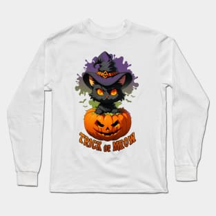 Trick or Meow Long Sleeve T-Shirt